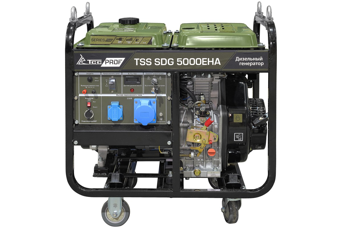 Генератор дизельный ТСС SDG 5000EHA (5,0 кВт) 077039, изображение 5